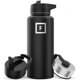thumbnail image 1 of Botella de agua IRON °FLASK para acampar y senderismo, 960 ml, color negro medianoche, 1 of 7