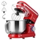 thumbnail image 1 of Batidora de pie VIVOHOME 660 W, 6 L, con batidora y gancho para amasar, color rojo, 1 of 7