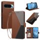 thumbnail image 2 of Funda Cartera Tricolor para Google Pixel 10/10 Pro 5G con Ranuras, Marrón, 2 of 6