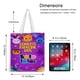 thumbnail image 5 of Bolofofos Bolso de tela con estampado de lienzo para mujer, bolsa de compras reutilizable y estética, con cremallera interior, regalo para mujer,40*45cm., 5 of 6