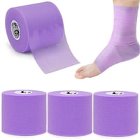 Cinta Adhesiva Preenvuelta Ok Tape, Espuma Deportiva, 120 M, Color Morado