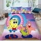thumbnail image 1 of SpongeBob Awake Duvet Quilt Covers Pillow Case Bedding Sets3-Piece Bedding Set (1 Duvet Cover + 2 Pillow Shams), 1 of 3