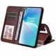 thumbnail image 4 of Funda Billetera para OnePlus Nord 2T con Porta Tarjetas y Soporte Ajustable Marrón, 4 of 5