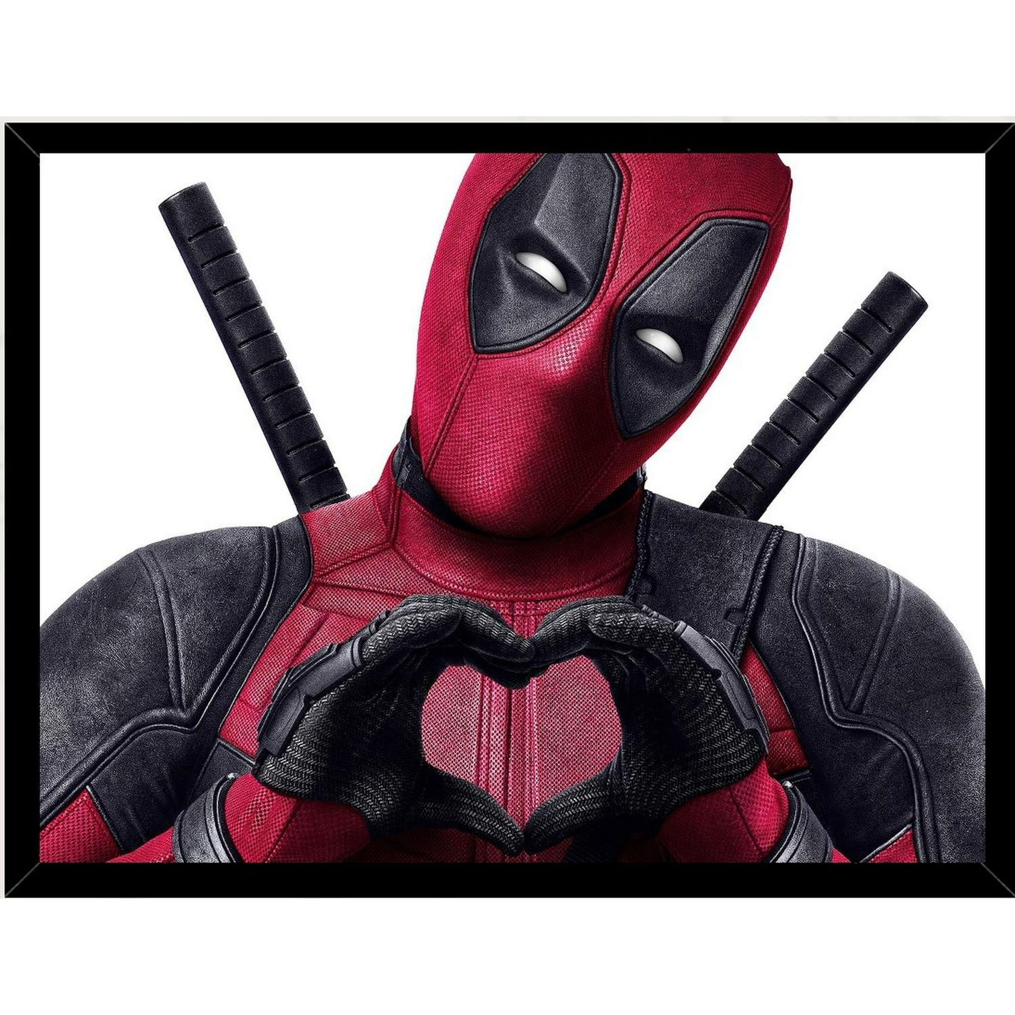 Genérico - Cuadro Decorativo Deadpool Medidas 30x40 Cm