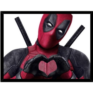 Genérico - Cuadro Decorativo Deadpool Medidas 30X40 Cm