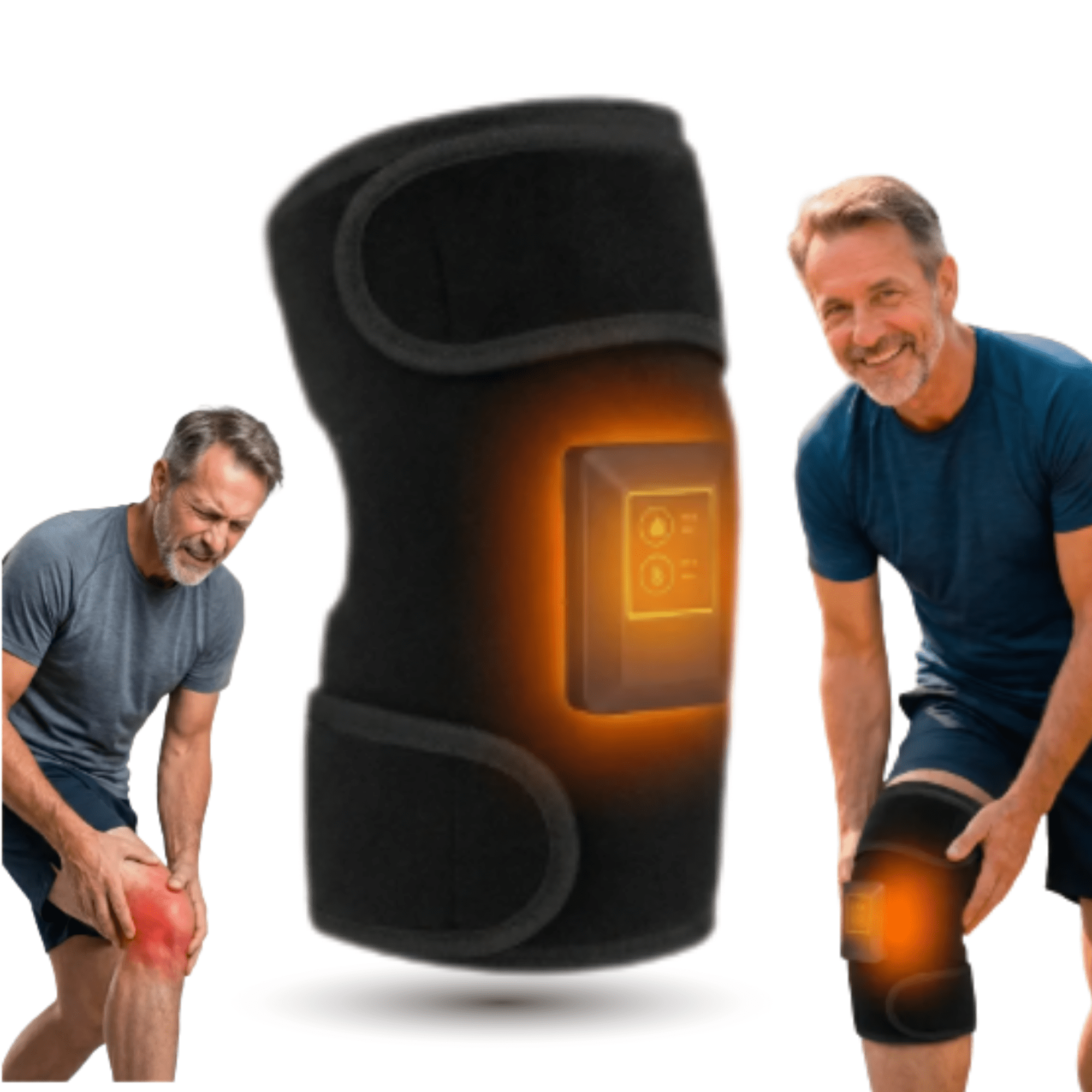 Massage Knee - Rodillera Termica Masajeadora Recargable Terapia Rodilla