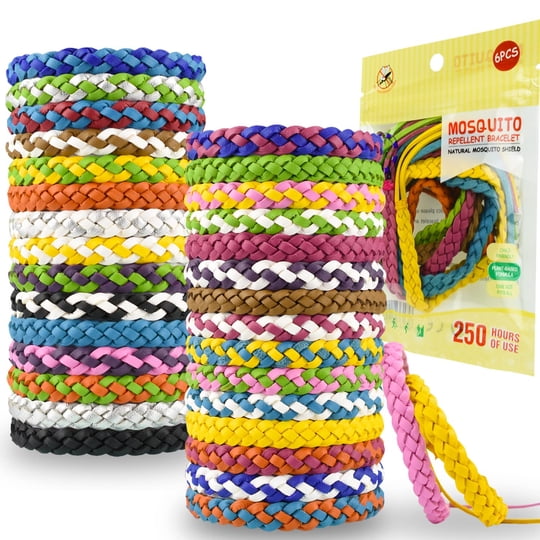 Buggybeds - Pulseras Repelentes De Mosquitos De Piel Sintética Buggybands, Paquete De 30