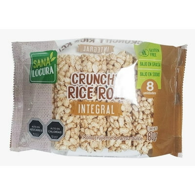 Crunchy Rice Roll Integral 80 G Sana Locura