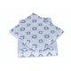 thumbnail image 1 of Juego de Sábanas 144 Hilos King Azul Claro Y Estampado, 1 of 3