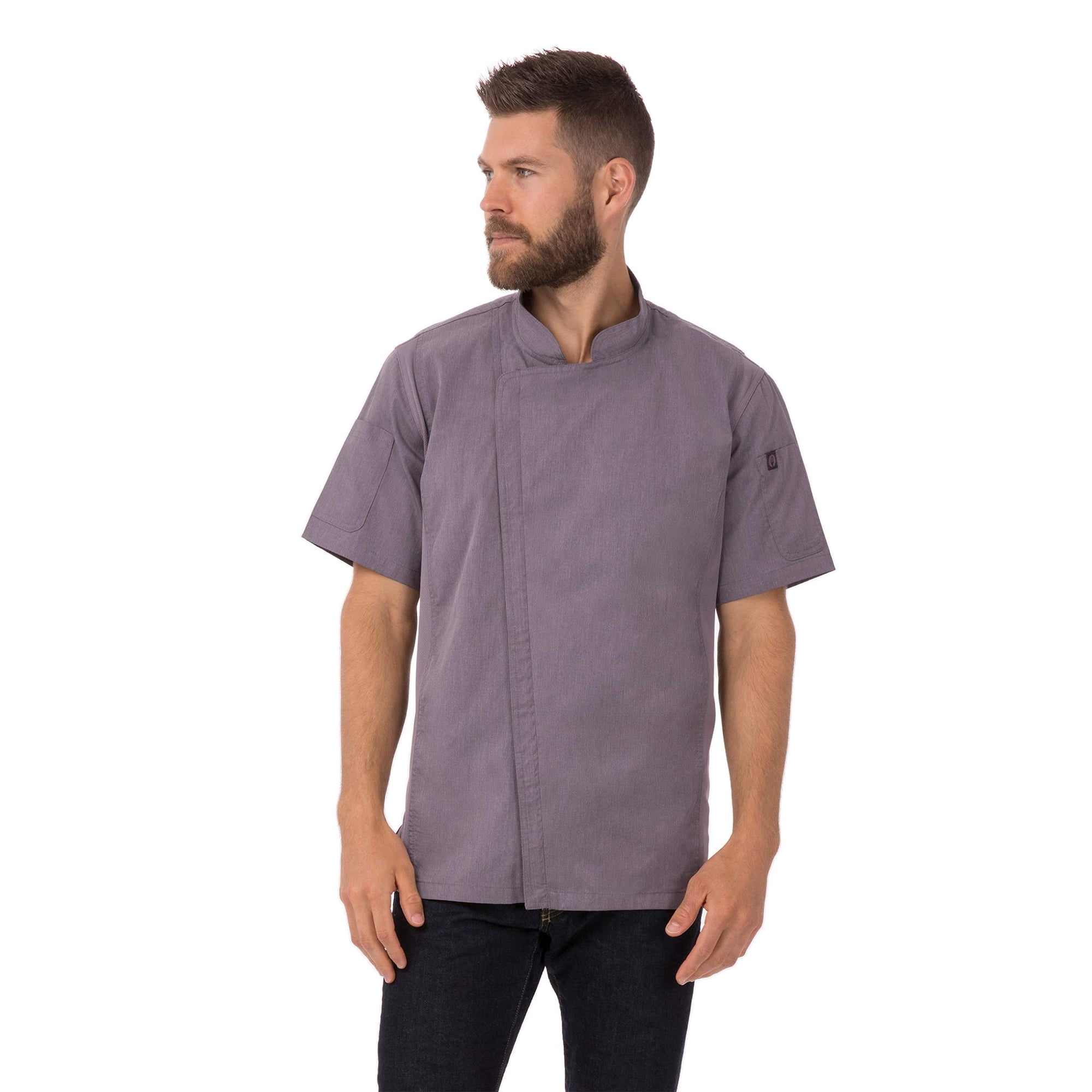 Chaqueta De Chef Chef Works Springfield Morada Talla Xx-large