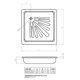 thumbnail image 5 of Receptaculo De Acero Esmaltado 70X70X15 1 pieza, 5 of 5