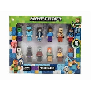 Set De 12 Figuras Minecraft Accesorios De Bloques