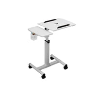 Concepts Life - Multimesa Ajustable Con Ventilador Para Notebook Blanca