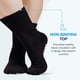 thumbnail image 3 of Calcetines FORTIVO extra anchos para pies hinchados, diabéticos hospitalarios, 3 of 8