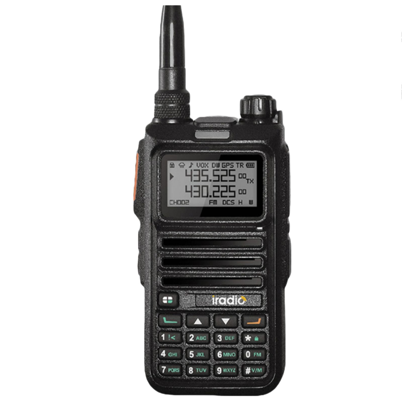 Iradio Dm-4r Radio Bidireccional Dual Banda 5w | Modo Dmr Digital + Analógico, 1024 Canales, Recepción Fm/noaa/aéreo
