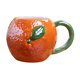 thumbnail image 2 of Linda Taza De Café De Cerámica, Taza De Cerámica Duradera Para Regalo De Cumpleaños, Oficina, Naranja, 2 of 3