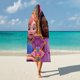 thumbnail image 5 of Poder de Princesa Manta Capa con Capucha Anti-Bolitas, Manta de Lana Ártica Suave, Manta Portátil de Felpa Ligera y Lujosa, Poncho para Siesta en Casa y Oficina, 100*130cm, 5 of 6