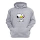 thumbnail image 1 of Polerón Canguro Snoopy Gris Claro Talla Xs Unisex, 1 of 2