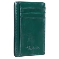 Cartera Travelambo Slim De Piel Con Bloqueo Rfid De 8 Cm X 10 Cm