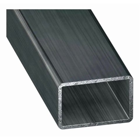 Metalfer - Perfil Rectangular Acero Negro 20X40X2Mm