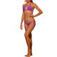 thumbnail image 2 of Conjunto de Bikini de Dos Piezas con Lazo en el Cuello y Lados para Mujer de INSPIRE CHIC, Cintura Baja, Triángulo, con Almohadillas Removibles y Correas Ajustables, Púrpura Medio, 2 of 5