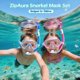 thumbnail image 2 of Set de Snorkel ZipAura para Niños de 3 a 14 Años con Máscara de Buceo y Tubo de Respiración, 2 of 7