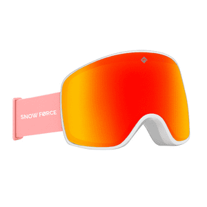 Snow Force - Antiparras Magnéticas Ski & Snowboard North Pole / Rojo - Blanco - Rosa