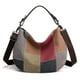 thumbnail image 1 of Bolsos de mano multicolor con diseño cruzado, bolso de hombro informal de lona, bolso cruzado para mujer, 1 of 7