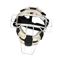 Ioensy - Catcher De Béisbol Helmet Softbol Helmet Wide Vision Head Protector White