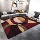 thumbnail image 2 of Alfombra moderna 200x240 cm diseño circulo burdeo elegante decorativa wm, 2 of 3