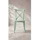 thumbnail image 1 of Pack de 6 Sillas Crossback Danubio Polipropileno de Comedor o Terraza Exterior - Menta, 1 of 4