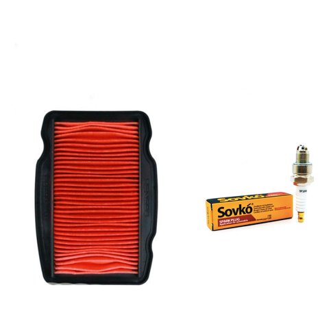 Genérico - Kit Mantencion Moto Honda Cb 190R V1 - V2 (Filtro + Bujia)