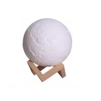 Irm - Humidificador Lámpara Luna 3D Difusor Aroma 3 Colores 800Ml