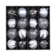 thumbnail image 1 of Adornos Colgantes Bolas Navidad Plateado, 1 of 1