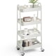 thumbnail image 1 of Carrito rodante OLIXIS Metal de 4 niveles, blanco utilitario, 4 niveles, 1 of 8