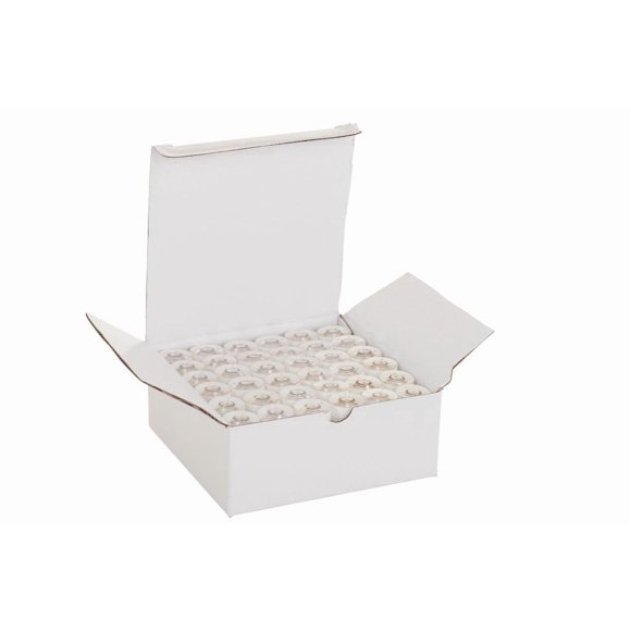 Bobinas de Hilo Embroidex 144 pzas Blanco Peso 90 Tamaño 15/A