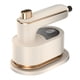 thumbnail image 1 of Mini Viaje Plancha De Vapor Para Ropa Con Doble Voltaje Vaporizador Portátil Ligero De Mano Calentamiento Rápido Suela Antiadherente Ideal Para El Hogar Dormitorio Y Coser (beige), 1 of 3