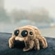 thumbnail image 4 of Lindo peluche de araña saltadora, Salticidae Springspinnen, peluche de araña suave, regalo de cumpleaños para niños, fanáticos, adultos y niños., 4 of 5