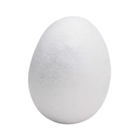 Magideal - Huevos De Espuma, Huevos De Pascua Blancos Para Manualidades, Huevos De Imitación, Huevos De Poliestireno Para Guardería, Decoración Navideña Diy Para 1 Pieza 22 X 145 Cm