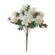 thumbnail image 5 of Ramo De Flores De Hortensia De Seda Para Sala De Estar Decoración De Sala De Reuniones Blanco, 5 of 5