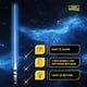 thumbnail image 5 of Palillos ChopSabers, 4 pares de luces LED, 26 cm, 5 of 7