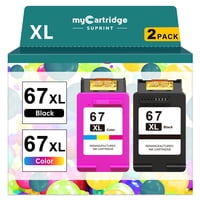 Cartuchos De Tinta Mycartridge Suprint 67Xl Hp, Paquete Combinado Negro/Color