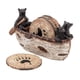 thumbnail image 5 of Juego de posavasos de madera con soporte para posavasos, posavasos decorativos, decoración del hogar, mantel individual, figura de estatua de oso para, 5 of 5