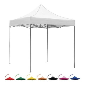 Jardimex - Toldo Plegable 3X3 Carpa Impermeable Protección Uv Blanco