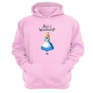Genérico - Polerón Canguro Alicia Cuentos Infantiles Rosa Talla Xl Unisex