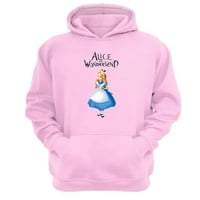Genérico - Polerón Canguro Alicia Cuentos Infantiles Rosa Talla S Unisex