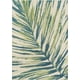 thumbnail image 1 of Alfombra Momeni Baja Palm Leaf, verde, 50 cm x 110 cm, 1 of 5