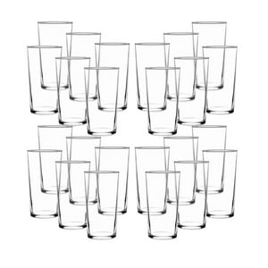 Set 24 Vasos Altos Montecarlo Tragos Bebidas Allegra 340Ml