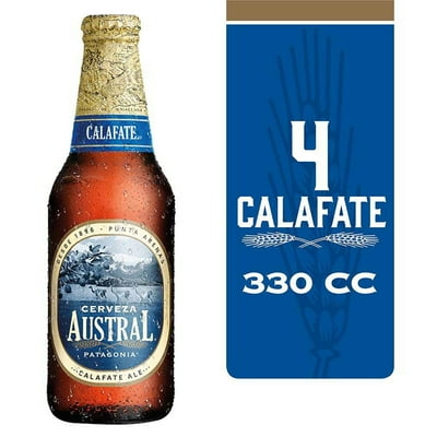 Cerveza Calafate Ale Botellas Pack 4 Un Austral