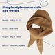 thumbnail image 4 of Bufanda triangular de lana merino ACUSHLA color camel, 4 of 6